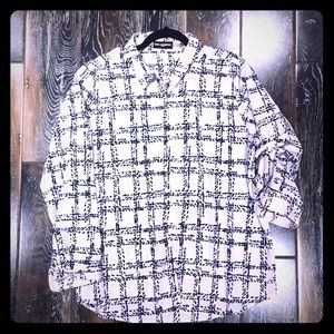 🎈SOLD🎈Karl Lagerfeld Patterned Blouse